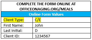 Paper Form Example